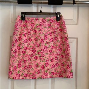 Lilly Pulitzer lined skirt - golf skirt length